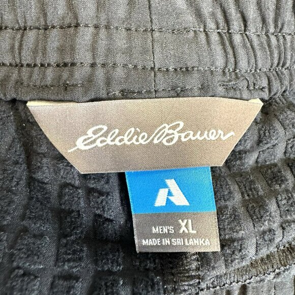 Eddie Bauer First Ascent Guide Grid Pants Mens XL Black Pull On Outdoor Hiking - Picture 7 of 7